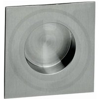 Einlassmuschel Muschelgriff Edelstahl matt gebürstet Griffmuschel Schiebetürgriff 59mm x 59mm von MS BESCHLÄGE