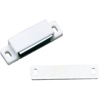 Amig - Magnetschnäpper Möbelmagnet Türmagnet Magnetverschluss Schnapper 3kg weiß Amig - Magnetschnäpper Möbelmagnet Türmagnet Magnetverschluss Schnapper 3kg weiß von AMIG