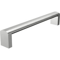 Edelstahl-Optik Schrankgriff Möbelgriff Metall Schubladengriff UC25 Möbelbeschlag 128mm Lochabstand von MS BESCHLÄGE