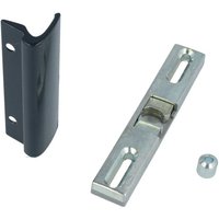 Ms Beschläge - Terrassentürgriff Universalschnäpper Balkontürschnäpper Gegenstück Glasfalzgriff Anthrazit - RAL7016 von MS BESCHLÄGE