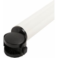 Tischbein auf Rolle Möbelfuss Möbelbein Tischbein Tischfuss 870mm ø 50mm Weiss von MS BESCHLÄGE