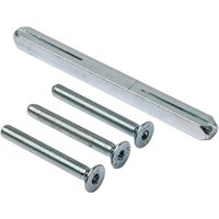 Ms Beschläge - Vierkantstift 8mm Befestigungsset Schutzbeschlag Drücker / Drücker 37-43mm von MS BESCHLÄGE