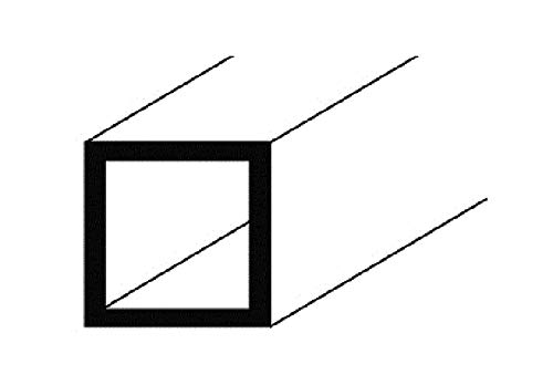 Aluminium Vierkantrohr-Profil 1mm Stärke, Flach, Profil, Winkel, natur eloxiert, in 1 und 2 Meter Längen verfügbar (15x15x1mm, 1 Meter) von MS Beschläge