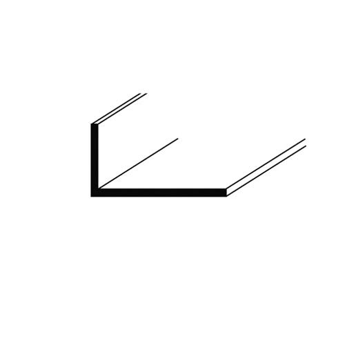 Aluminium Winkelprofil ungleichschenkelig viele verschiedene Maße und Längen, Flach, Profil, Winkel, natur eloxiert (30x15x1mm, 1 Meter) von MS Beschläge