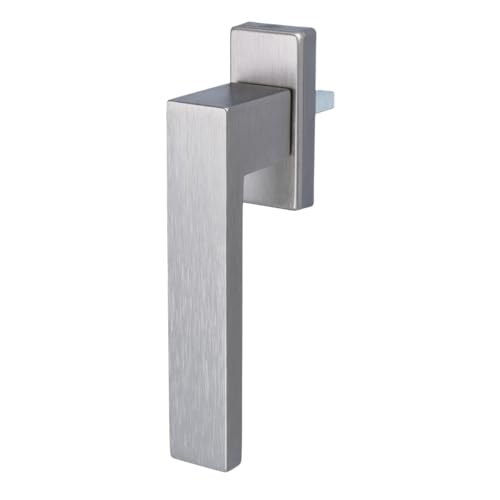 Fenstergriff Rasterolive Fensterolive Metall 45° Rasterung exklusives Design verschiedene Farben (Edelstahl eloxiert) von MS Beschläge