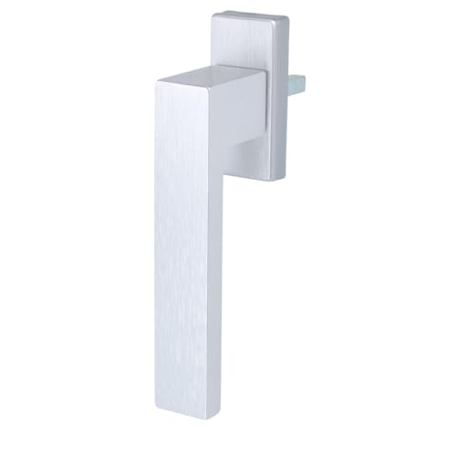 Fenstergriff Rasterolive Fensterolive Metall 45° Rasterung exklusives Design verschiedene Farben (Silber eloxiert) von MS Beschläge