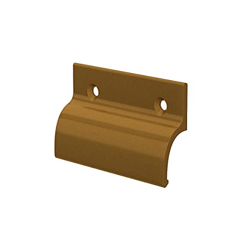 MS Beschläge® Balkontürgriff Terassentürgriff Ziehgriff aus Aluminium (Gold eloxiert) von MS Beschläge