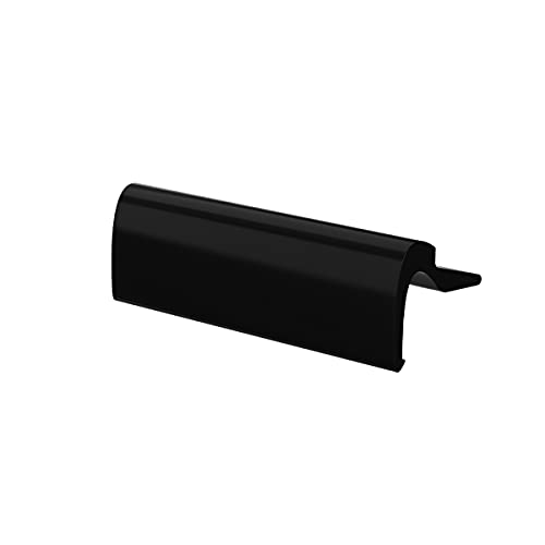 MS Beschläge® Glasfalzgriff Terassentürgriff Balkontürgriff Ziehgriff aus Aluminium (Schwarz - RAL 9005) von MS Beschläge