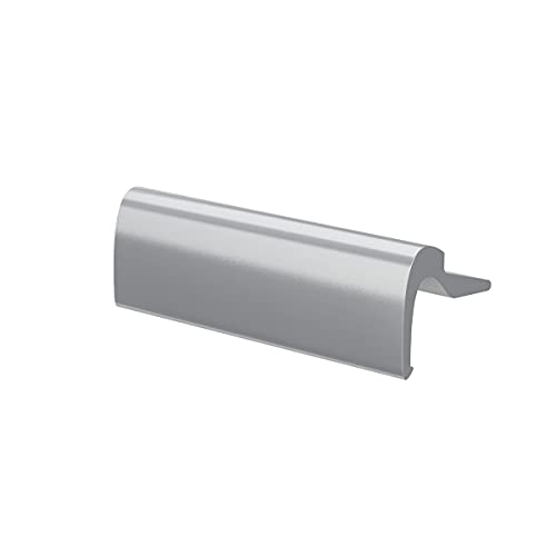 MS Beschläge® Glasfalzgriff Terassentürgriff Balkontürgriff Ziehgriff aus Aluminium (Silber eloxiert) von MS Beschläge