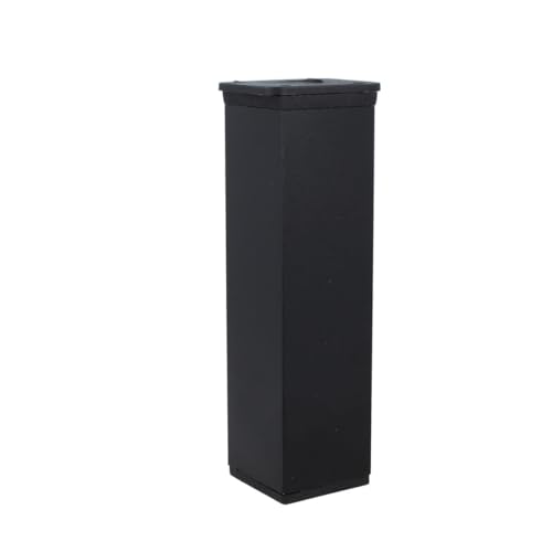 MS Beschläge® Möbelfuss Tischbein Möbelstütze aus Aluminium in Schwarz Diverse Höhen (150mm) von MS Beschläge