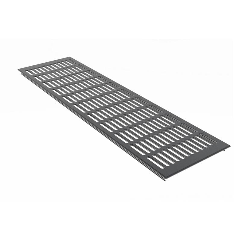 MS Beschläge Alu-Gitter 150 x 600 mm Anthrazit RAL 7016 Luftzirkulation von MS Beschläge