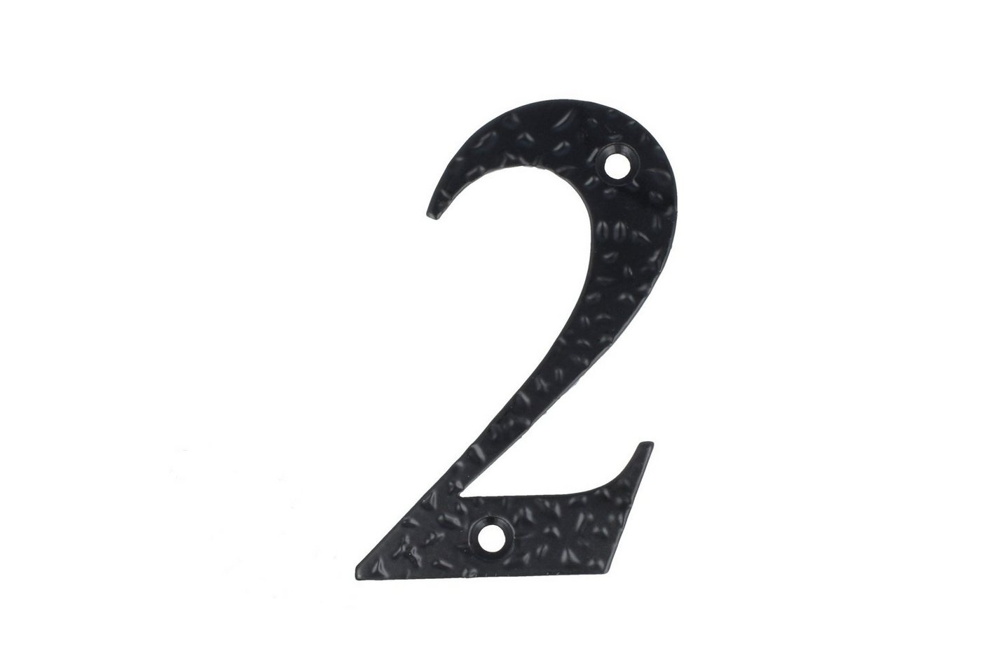 MS Beschläge Briefkasten Hausnummern Metall Buchstaben Wandnummern Schwarz von MS Beschläge