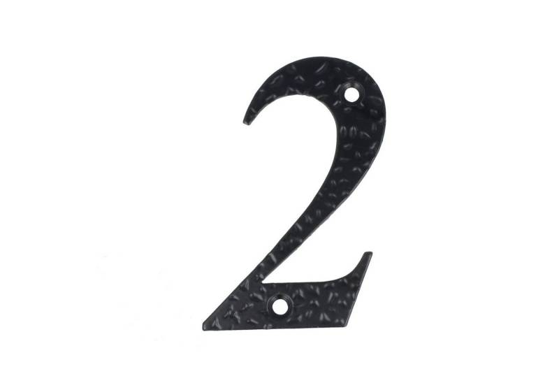 MS Beschläge Briefkasten Hausnummern Metall Buchstaben Wandnummern Schwarz von MS Beschläge