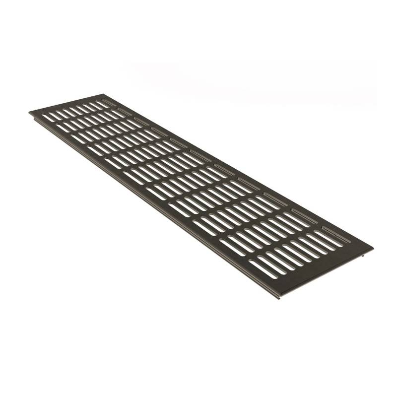 MS Beschläge Heizungsabdeckung 130 x 400 mm Aluminium Gitter Braun Eloxiert von MS Beschläge