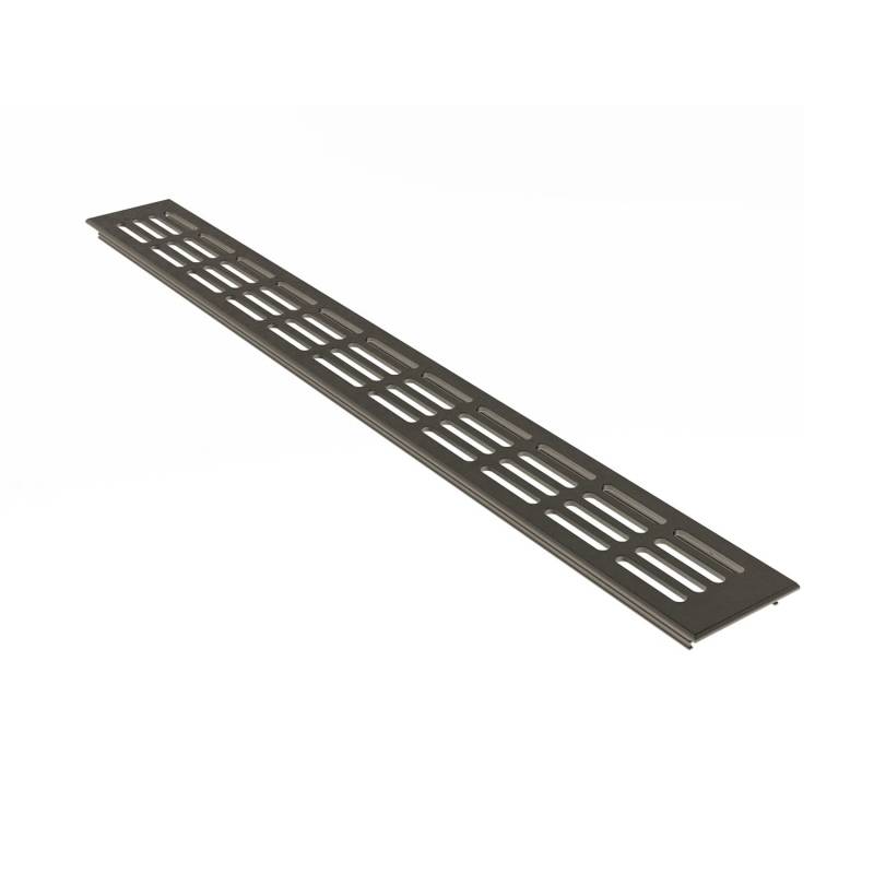 MS Beschläge Lüftungsgitter 60 x 800 mm Aluminium Braun Eloxiert von MS Beschläge