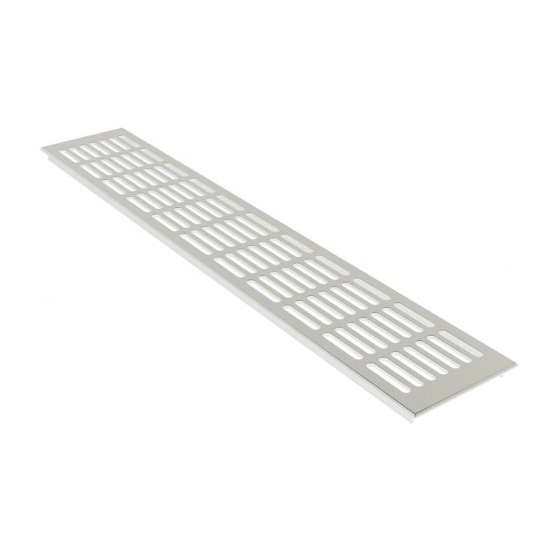 MS Beschläge Lüftungsgitter Alu 100 x 1000 mm Silber F1 Eloxiert Belüftung von MS Beschläge