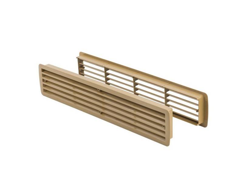 MS Beschläge Lüftungsgitter Kunststoff Türgitter 457x92mm Belüftungsgitter von MS Beschläge