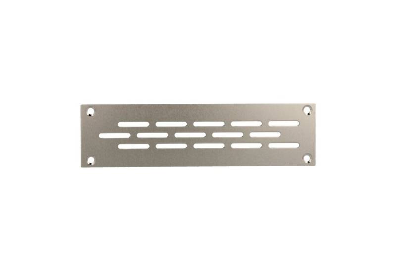 MS Beschläge Lüftungsgitter Lochblech 40mm breit Lüftungsblech Silber eloxiert von MS Beschläge