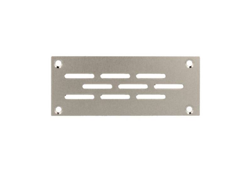 MS Beschläge Lüftungsgitter Lochblech 40mm breit Lüftungsblech Silber eloxiert von MS Beschläge