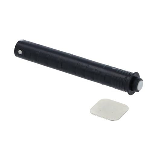 MS Beschläge Möbelfrontschnäpper Magnetspitze Einbohr-Schnäpper Steckschnäpper Tip-On Anschlagsdämpfer Drucktüröffner Magnetschnäpper Druckschnäpper (Schwarz, lang) von MS Beschläge