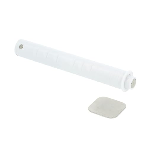 MS Beschläge Möbelfrontschnäpper Magnetspitze Einbohr-Schnäpper Steckschnäpper Tip-On Anschlagsdämpfer Drucktüröffner Magnetschnäpper Druckschnäpper (Weiß, lang) von MS Beschläge