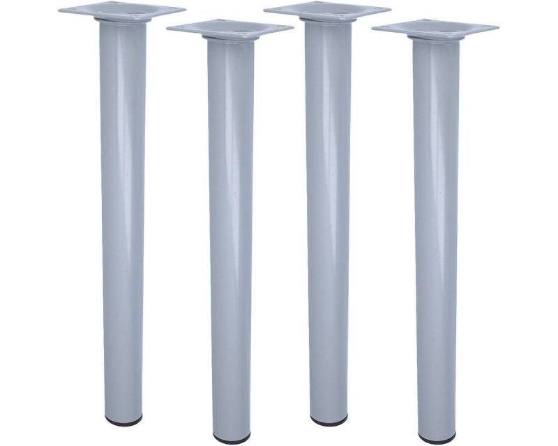 MS Beschläge Möbelfuß 4er Set Silber Möbelbeine Möbelstützen Tischbeine MS Beschläge Möbelfuß 4er Set Silber Möbelbeine Möbelstützen Tischbeine von MS Beschläge