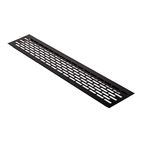 MS Beschläge Stegblech 80mm x 480mm versetzte Lochung Aluminium Lüftungsgitter Schwarz beschichtet Heizungsabdeckung Türlüftung Belüftungsgitter MS Beschläge Stegblech 80mm x 480mm versetzte Lochung Aluminium Lüftungsgitter Schwarz beschichtet Heizungsabdeckung Türlüftung Belüftungsgitter von MS Beschläge