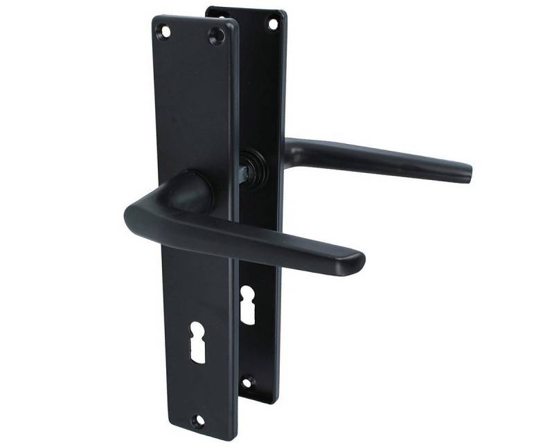 MS Beschläge Türgriff Türklinke Langschild Schwarz Türdrücker Türöffner, Komplettes Befestigungsset mit farblich passenden Schrauben MS Beschläge Türgriff Türklinke Langschild Schwarz Türdrücker Türöffner, Komplettes Befestigungsset mit farblich passenden Schrauben von MS Beschläge