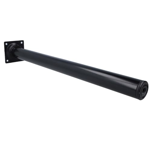 MS Beschläge schwarzer runder Stahl Möbelfuss Tischbein ø 30mm Möbelbein einzeln oder 4er Set Schrankfuss Möbelstempel Sofastempel Bettstütze M10 Gewindegang (1, 400mm) von MS Beschläge