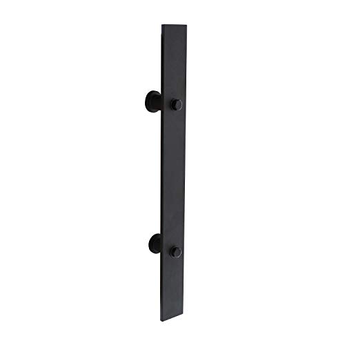 Stoßgriff Türgriff Schiebetürgriff Griff 800mm x 40mm Schwarz matt von MS Beschläge