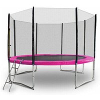 Mspoint - Gartentrampolin Trampolin 250cm Modell 2019 Randabdeckung Pink von MSPOINT