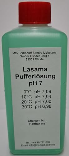 Lasama Pufferlösung/Eichlösung pH7 100 ml Kalibrierlösung von Lasama