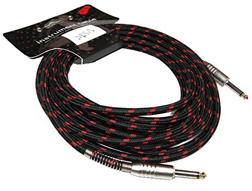 MSA 6M INSTRUMENTENKABEL - GITARREN KABEL - GOLDTIP - SCHWARZ-ROT - 6.3 - TWEED STOFF MSA 6M INSTRUMENTENKABEL - GITARREN KABEL - GOLDTIP - SCHWARZ-ROT - 6.3 - TWEED STOFF von MSA Musikinstrumente