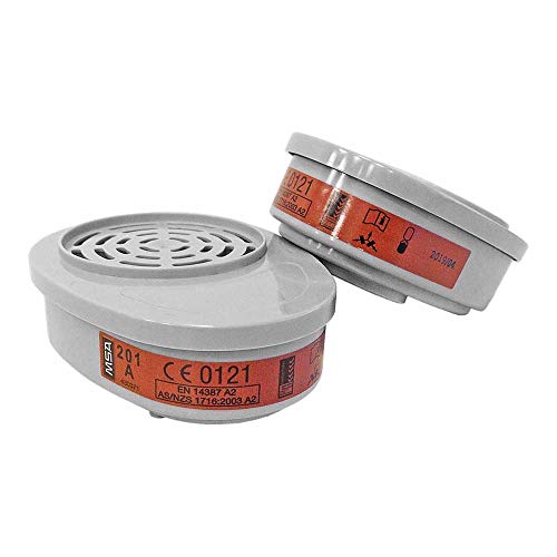 MSA 430371 Advantage Atemschutz | Gasfilter A2 | Wiederverwendbar | Bajonett-Klick-Anschluss | Paar | EN 14387 MSA 430371 Advantage Atemschutz | Gasfilter A2 | Wiederverwendbar | Bajonett-Klick-Anschluss | Paar | EN 14387 von MSA