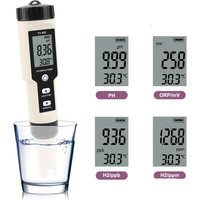 4-in-1-Teststift für wasserstoffreiches Wasser – Digitaler Tester mit LCD-Bildschirmtest von MSBD