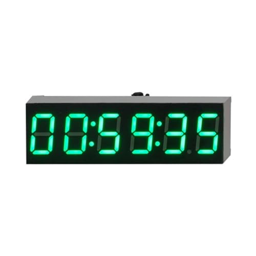 MSCHENZW 0,36 6-Bit-Uhr LED Digitale Elektronische Uhr W Zweites Anzeigemodul Abschaltspeicher Helligkeitseinstellung -A von MSCHENZW