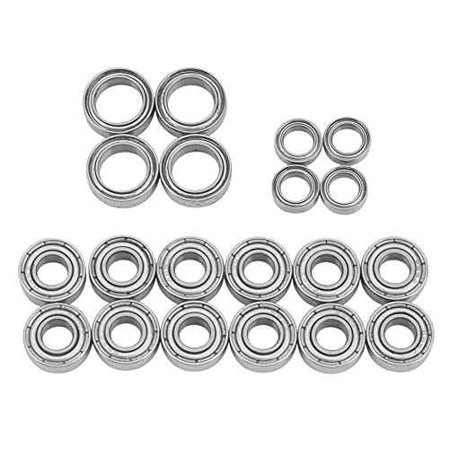 MSCHENZW 20 StüCk Lagerung Kit für TT01-01 TT01D TT01E TT01R DF02 1/10 RC Upgrade Teile von MSCHENZW