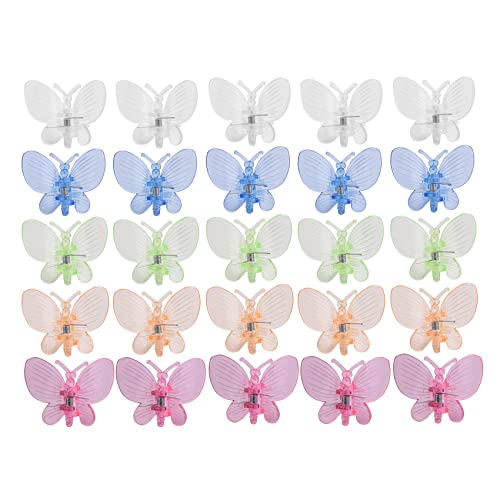 MSCHENZW Orchideen-Clips 30Pcs Schmetterlings-Pflanzen-Clips Orchideen-UnterstüTzungs-Clips Vine Clips Pflanzen-Clips für UnterstüTzungsblume Orchideen-Rebe von MSCHENZW