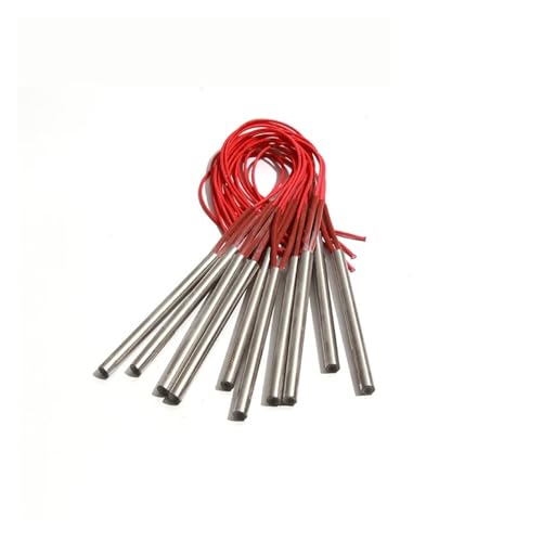 MSEURO 10 Stück Einzelkopf-Elektroheizungsrohre 220 V Heizpatrone 9 x 50 mm 10 x 50 mm 12 x 50 mm for Form-Extruderteile Lucky(220V 110W 10x45mm) von MSEURO