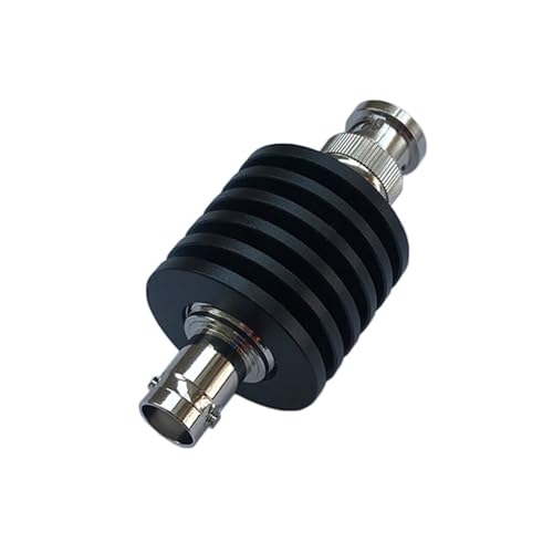 MSEURO 10W BNC-JK BNC-Buchse auf Stecker Q9 Koaxial-Dämpfer Festdämpfer DC-3GHZ/4GHZ 50ohm RF-Anschlüsse Lucky(15db 3Ghz) von MSEURO