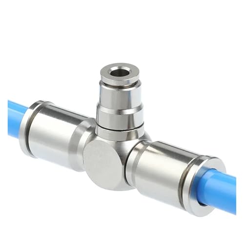 MSEURO 5 stücke Pneumatische Luft Metall Reduzieren Rohr Verbindung Schlauch Schnelle Montage Armaturen Stecker Set PEG Lucky(10mm - 6mm - 10mm) von MSEURO