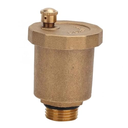 MSEURO Automatisches Druckventil Messing-Entlüftungsventil for Solarwarmwasserbereiter Standard 1/2 Zoll 3/8 Zoll 3/4 Zoll Außengewinde Lucky(3/4 inch) von MSEURO