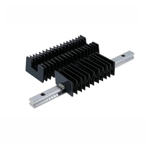 MSEURO HGR30 HGR25 HGR20 HGR15 Hgh20ca HGW 20cc 15mm 20mm 25mm Linearführungsschienen Faltenbalgabdeckungen for CNC Hiwin Hgr Schiene Lucky (Color : HGR15, Size : 550mm) von MSEURO