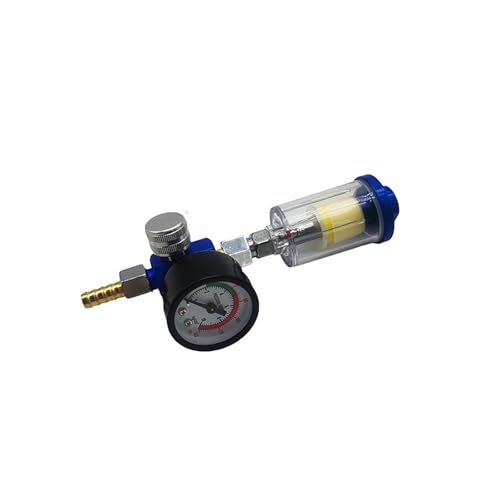 MSEURO Inline-Öl-Wasser-Separator-Filter-Sprühluftregler-Manometer mit JP/EU/US-Adapter for Werkzeug Lucky(Y-30 w US Kit) von MSEURO