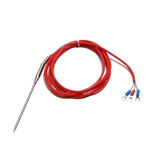 MSEURO PT100 Nadelförmiger Thermistor-Temperatursensor 4X50/100mm Plug-in PT1000 Platin-Widerstandssonde 1PC Lucky(PT1000,4X150mm Probe) von MSEURO
