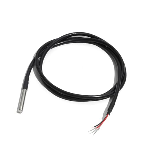 MSEURO Thermokabelleitung DS18B20 Edelstahl wasserdichte digitale Temperatursensorsonde Lucky(3 meters) von MSEURO