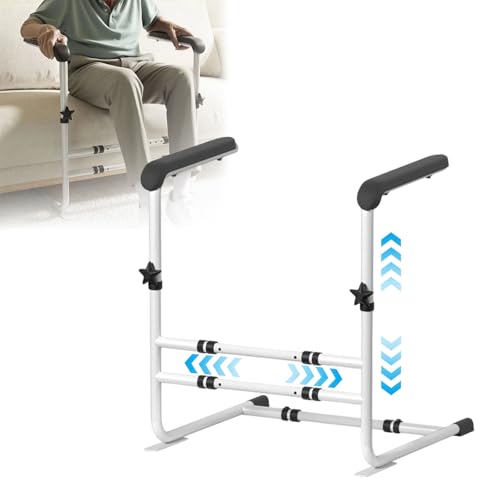 Aufstehhilfe Mobilitäts-Aufstehhilfe-Schiene mit 6 höhenverstellbaren Stuhl-Couch-Stehhilfe für Patienten rutschfeste Hebehilfe für die Mobilität älterer Menschen und tägliches Stehen und Sitzen von MSFE