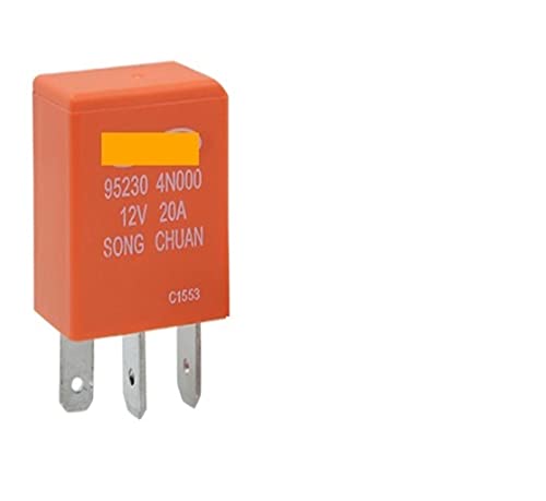 1pcsCar Relay 12v 20A Startrelais for Low-High Beam Lüfter Klimaanlage 4pin 5pin 3pin MSGTJLNQGV (Color : A 3pin) von MSGTJLNQGV