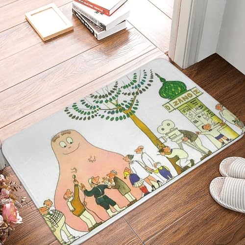 MSHEEFG Afrikanischer Papagei Polyester Teppich Matte Fußmatte Anti-Rutsch-Kissen Maschinenwaschbar 40 * 60CM von MSHEEFG