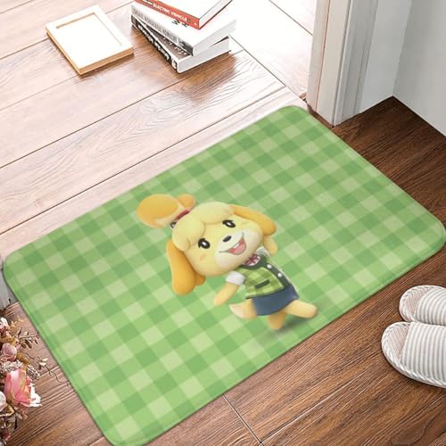 MSHEEFG Animal Crossing Tom Nook Soziales Simulationsspiel Badematte Isabelle Fußmatte Kitche Maschinenwaschbar 40 * 60CM von MSHEEFG